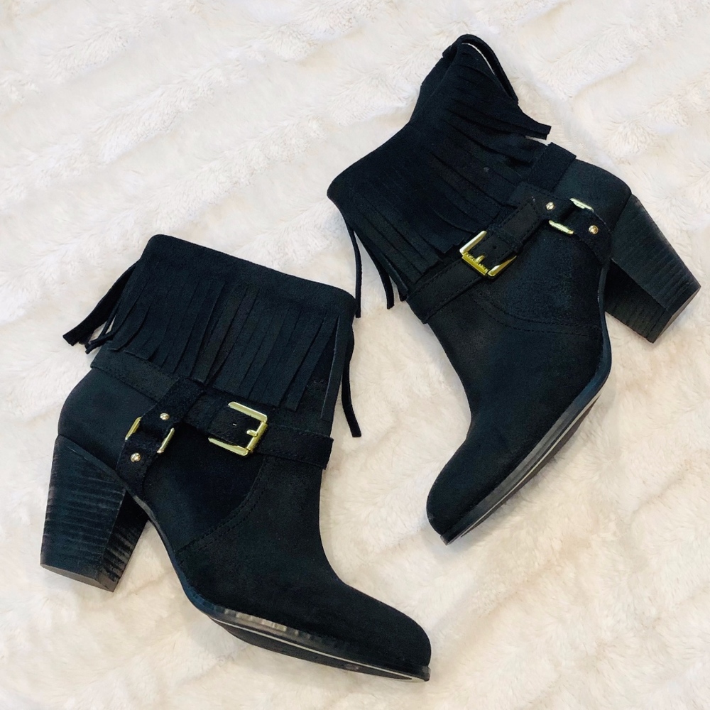 NWOB Lauren Ralph Lauren Fringe Mara Bootie